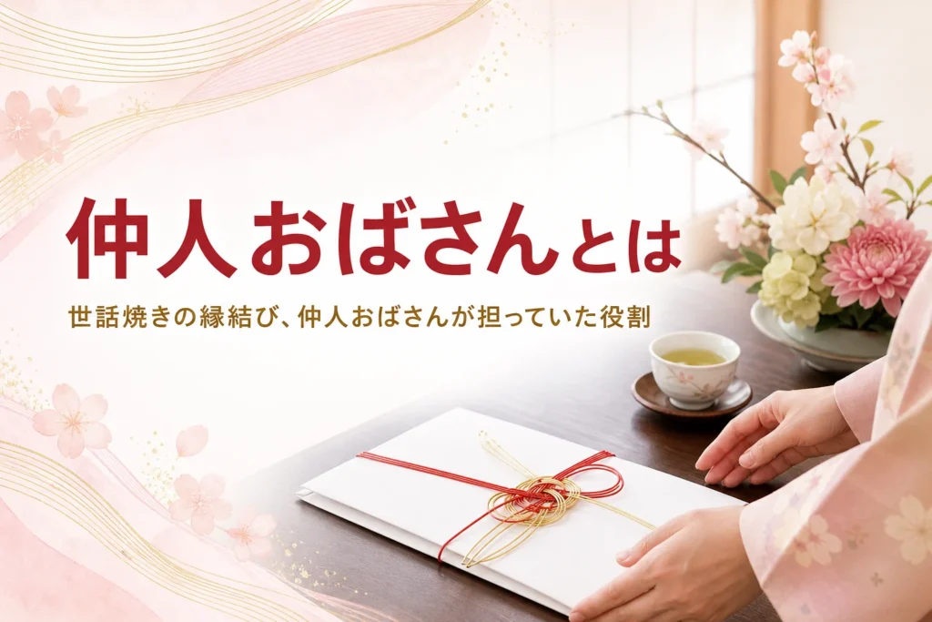 仲人おばさんの役割を紹介する記事のアイキャッチ